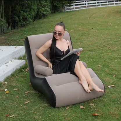 Portable Air Sofa With Pumb