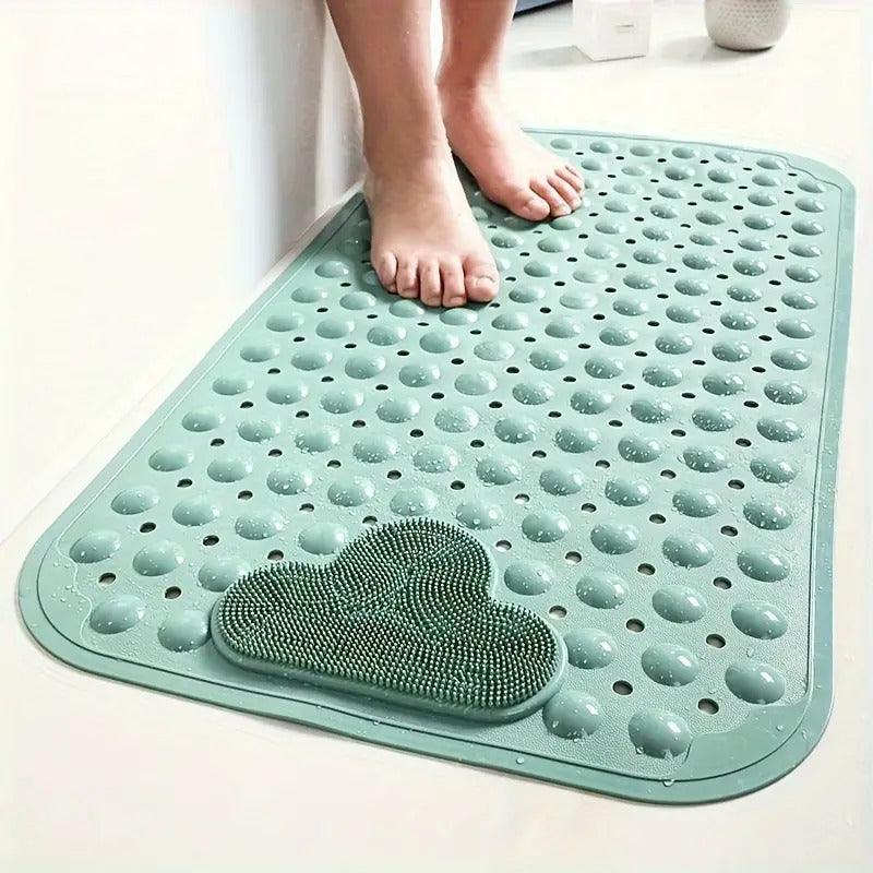 Shower Mat with Soft Bristles