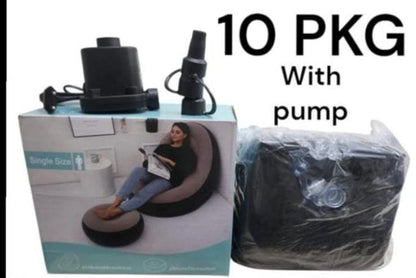 Portable Air Sofa With Pumb