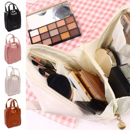 Buy 1 Get 1 Travel Makeup Bag Multifunctional With Handle Cosmetic Bag For Women Girls