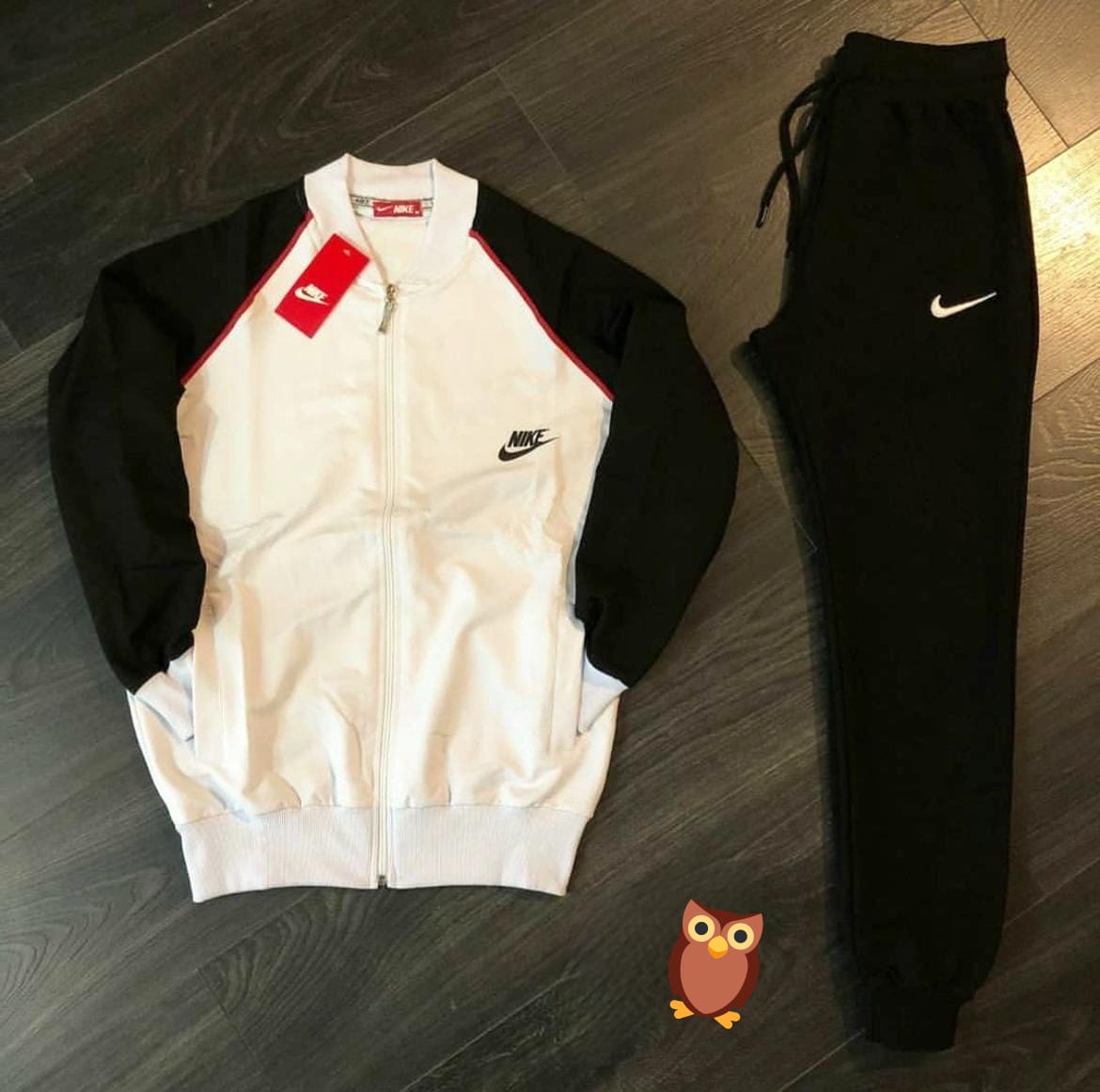 Black and store red nike jumpsuit