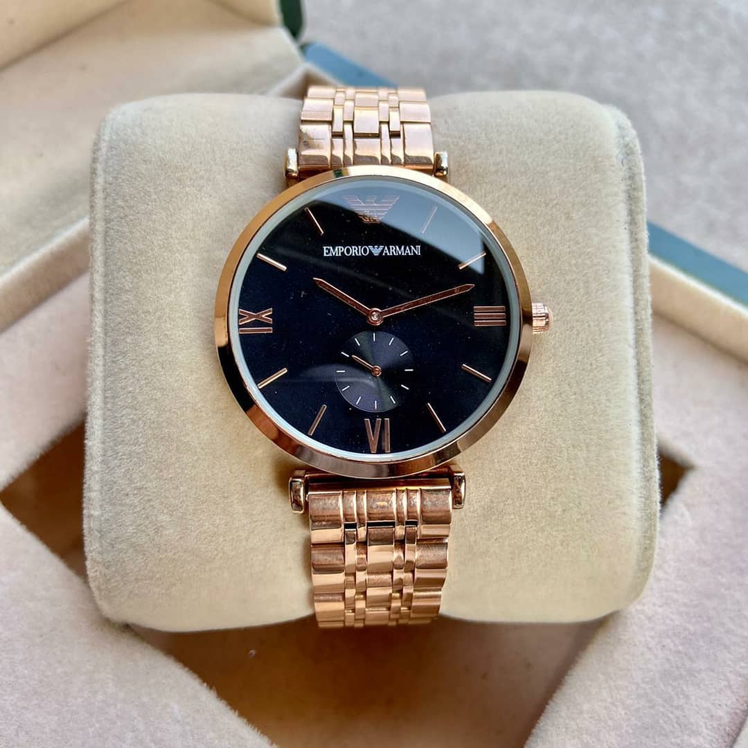 Emporio Armani 7AA Rose Gold New Model Men Watch MRk Store