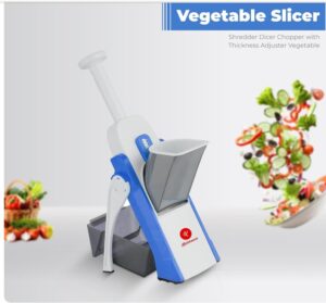 Multifunctional Vegetable Slicer Shredder Dicer Chopper with Thickness Adjuster, 30+ Different Cutting Style - Image 4
