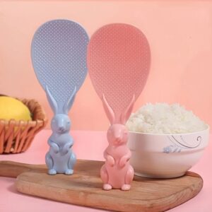 Rabbit Shape Standable Rice Spoon 2 Pcs