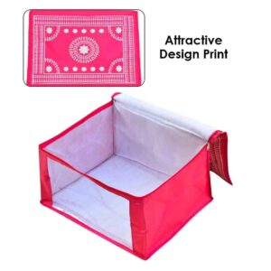 Saree Cover without Pouch (Size - 46 x 36 x 26cm)