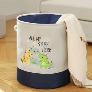 Jute Laundry Bag Dino with Rope Handles - Image 2