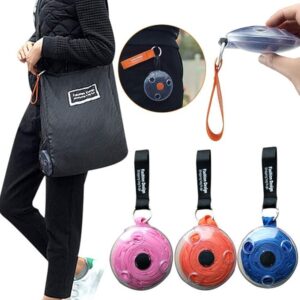 Compact Roll Up Shopping Bag - Space-Saving Design for Travel