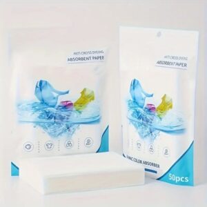 Fabric Color Absorber Laundry Sheets (Pack of 50pcs)