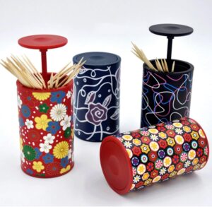 Automatic Pop-Up Toothpick Holder