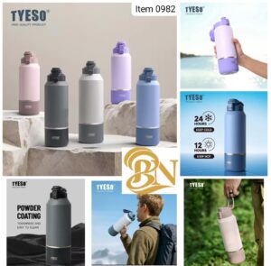 TYESO 40 Oz 1200ML Capacity Large Insulated Water Bottle