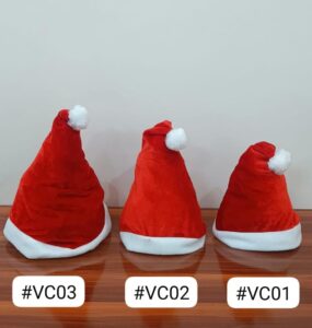 Santa Claus Velvet Caps - VC01
