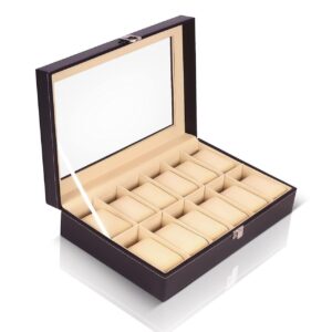 12 Slot Watch Box Organizer