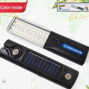 Solar Chargeable 5 Mode Light Magnetic Torch Light