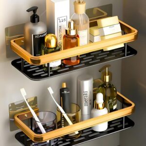 Aluminum Shower Caddy Shelf (Golden)