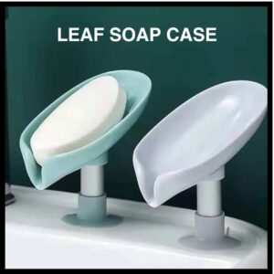 Simple and Creative Leaf Shape Soap Case