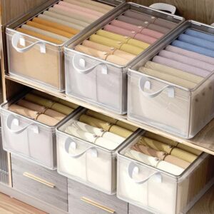Transparent Storage Basket For Clothes Organizer Storage Box
