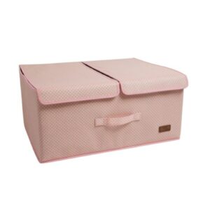 Non Woven Double Flap Storage Box (Size: 50cm X 30cm X 25cm)