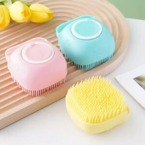 Silicone Bath Body Brush With a Shampoo/Soap Dispenser