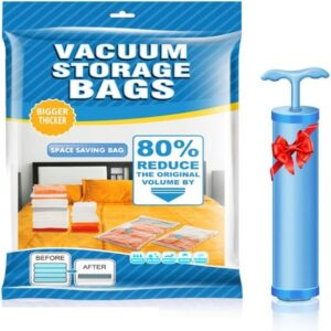 Vacuum Storage Bag Set of 5 plus Pump
