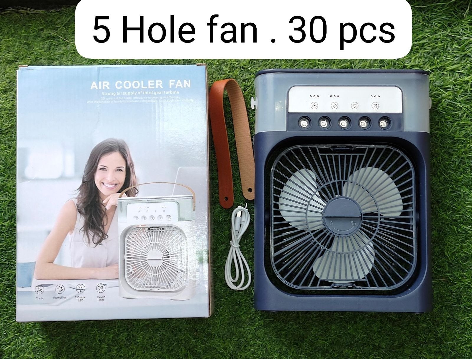 3 in 1 Desktop Air Cooler With Mist - Image 2