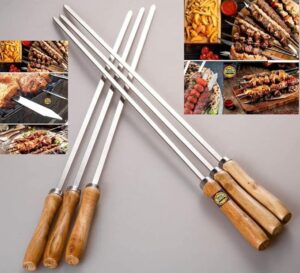 Barbeque Skewers with Wooden handle