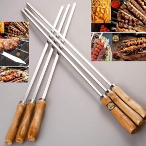 Barbeque Skewers with Wooden handle