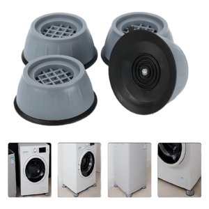 Anti-Vibration Washing Machine Support Pads (4 Pcs Set) - Noise Reduction & Height Increase Shock Absorbers