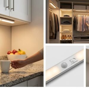 Rechargeable Motion Sensor LED Strip Light for Wardrobe & Kitchen