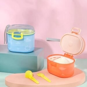 Portable Baby Milk Powder Container Box with Spoon & Fork (BPA Free)