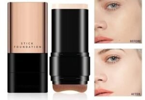 2 in 1 Korean Anti-Wrinkle Foundation Stick with Brush