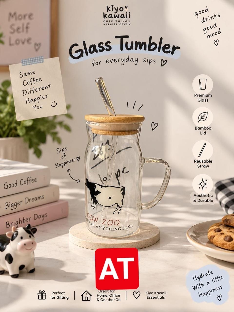 Trending Cow Print Tumbler