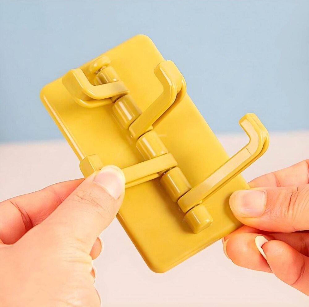 360° Rotating Self Adhesive Wall Hook – Heavy Duty No-Drill Multi-Purpose Hanger for Kitchen & Bathroom - Image 3